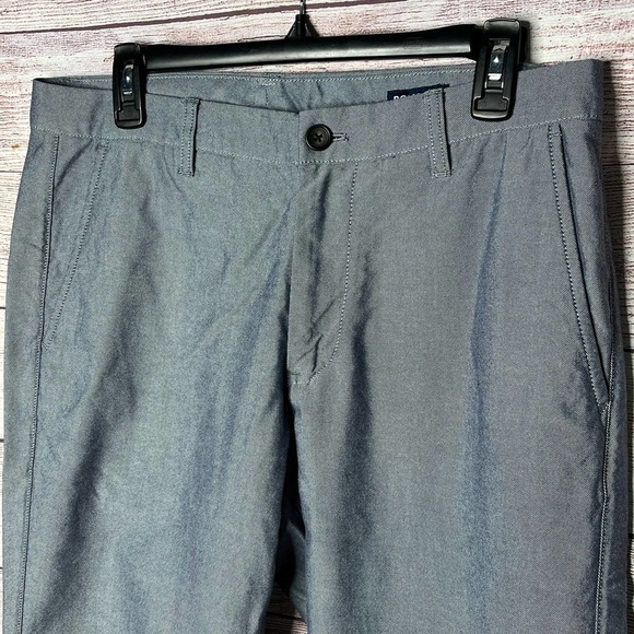 Bonobos Men's Gray Slim Straight 100% Cotton Pants Size 32 - Picture 3 of 7